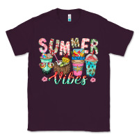 Plum Summer Vibes Classic Tee - CowhideDigitalArt
