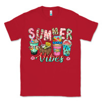 Red Summer Vibes Classic Tee - CowhideDigitalArt