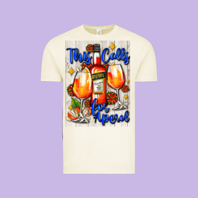 This Calls For Aperol   Air Freshener Vintage Tee Designed By Adodesignshop