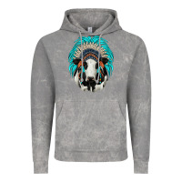 Cloud Rock holstein indian headdress Vintage Hoodie - JahusDesignShop