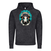Vintage Black holstein indian headdress Vintage Hoodie - JahusDesignShop