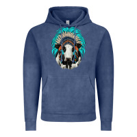 Vintage Denim holstein indian headdress Vintage Hoodie - JahusDesignShop