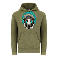 Vintage Olive holstein indian headdress Vintage Hoodie - JahusDesignShop
