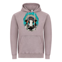 Vintage Zinc holstein indian headdress Vintage Hoodie - JahusDesignShop