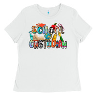 White school custodian Ladies Tee - Zillion Design Studio