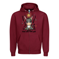 Burgundy mi burrito sabanero mexican Zipper Hoodie - MaliasSmallBusiness