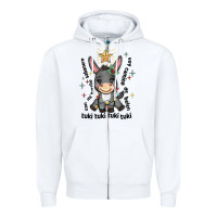 White mi burrito sabanero mexican Zipper Hoodie - MaliasSmallBusiness