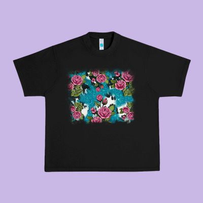 V.drose Glitter Cowhide Urban Heavy Tee Designed By Adodesignshop
