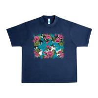 Navy v.drose glitter cowhide Urban Heavy Tee - AdoDesignShop