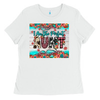 White i am perfect aunt Ladies Tee - JahusDesignShop