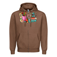Chestnut daycare crew Zipper Hoodie - NancyCooperArtShop