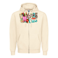 Sandshell daycare crew Zipper Hoodie - NancyCooperArtShop
