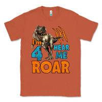 Copper i'm four hear me roar dinosaur birthday Classic Tee - LillyAllenDesigns