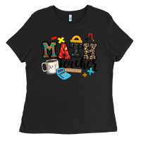 Black math teacher Ladies Tee - Zillion Design Studio