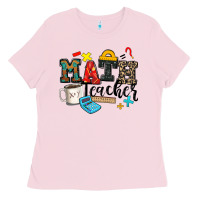 Bubblegum Pink math teacher Ladies Tee - Zillion Design Studio
