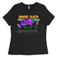 Black game over back to school Ladies Tee - Zillion Design Studio