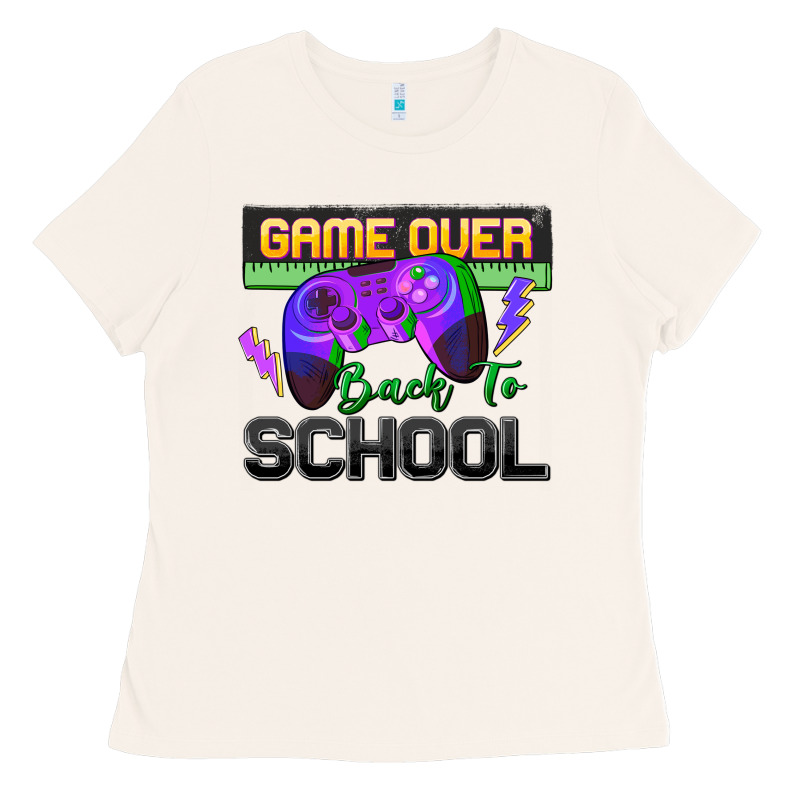 Game Over Back To School Ladies Tee by Zillion Design Studio | Teevron