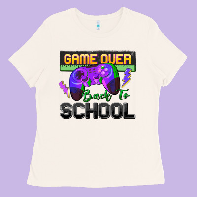Game Over Back To School Ladies Tee Designed By Zillion Design Studio