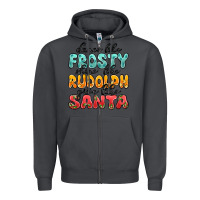 Smoke dance like frosty shine like rudolph give like san Zipper Hoodie - MaliasSmallBusiness