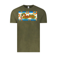 Vintage Olive shalom with olive branch Vintage Tee - AdoDesignShop