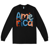 Black america Long Sleeve Tee - MaliasSmallBusiness