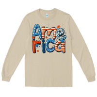 Mushroom america Long Sleeve Tee - MaliasSmallBusiness