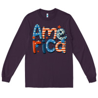 Plum america Long Sleeve Tee - MaliasSmallBusiness