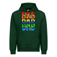Forest Green Dad dad dad pride Urban Hoodie - CowGirlArtShop