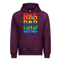 Mauve Wine Dad dad dad pride Urban Hoodie - CowGirlArtShop