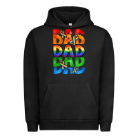 Pigment Black Dad dad dad pride Urban Hoodie - CowGirlArtShop