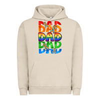 Pigment French Oak Dad dad dad pride Urban Hoodie - CowGirlArtShop