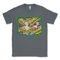 Charcoal Heather mardi gras umbrella background Classic Tee - BarkalooDesign