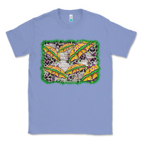 Colony Blue mardi gras umbrella background Classic Tee - BarkalooDesign