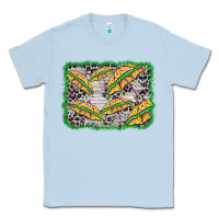 Dusty Blue mardi gras umbrella background Classic Tee - BarkalooDesign