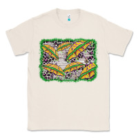 Natural mardi gras umbrella background Classic Tee - BarkalooDesign