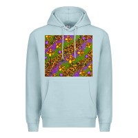 Blue Mist Mardi Gras Premium Hoodie - NancyCooperArtShop