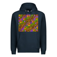 Navy Mardi Gras Premium Hoodie - NancyCooperArtShop