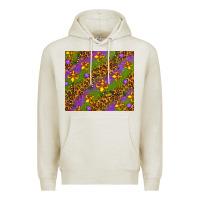 Oatmeal Heather Mardi Gras Premium Hoodie - NancyCooperArtShop