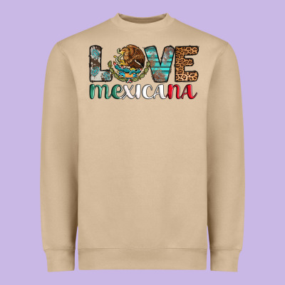 Love Mexicana Revise Heavyweight Sweatshirt Designed By Adodesignshop