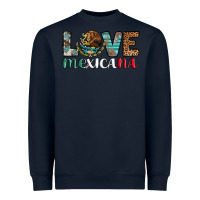 Navy love mexicana revise Heavyweight Sweatshirt - AdoDesignShop