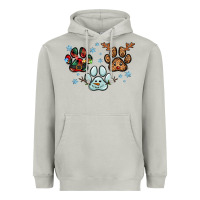 Moon Dust Christmas paws Heavyweight Hoodie - RanaPortraitStore