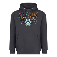 Smoke Christmas paws Heavyweight Hoodie - RanaPortraitStore
