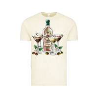 Vintage Arctic martini glasses and martini bottle Vintage Tee - AdoDesignShop