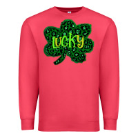 Cardinal Lucky Shamrock St Patricks Day Premium Sweatshirt - Bettercallsaul