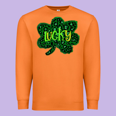 Lucky Shamrock St Patricks Day Premium Sweatshirt Designed By Bettercallsaul