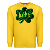 Lemon Lucky Shamrock St Patricks Day Premium Sweatshirt - Bettercallsaul