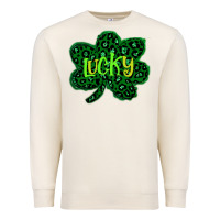 Sandshell Lucky Shamrock St Patricks Day Premium Sweatshirt - Bettercallsaul