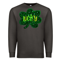 Smoke Lucky Shamrock St Patricks Day Premium Sweatshirt - Bettercallsaul