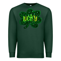 Sports Green Lucky Shamrock St Patricks Day Premium Sweatshirt - Bettercallsaul