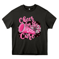 Asphalt Cheer For The Cure Heavy Core Tee - BarkalooDesign